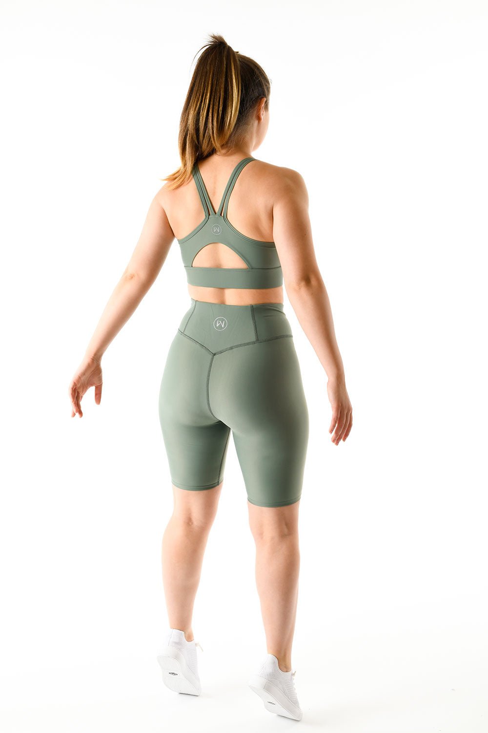 Nimbus High Waist Shorts - Minty Lt Green