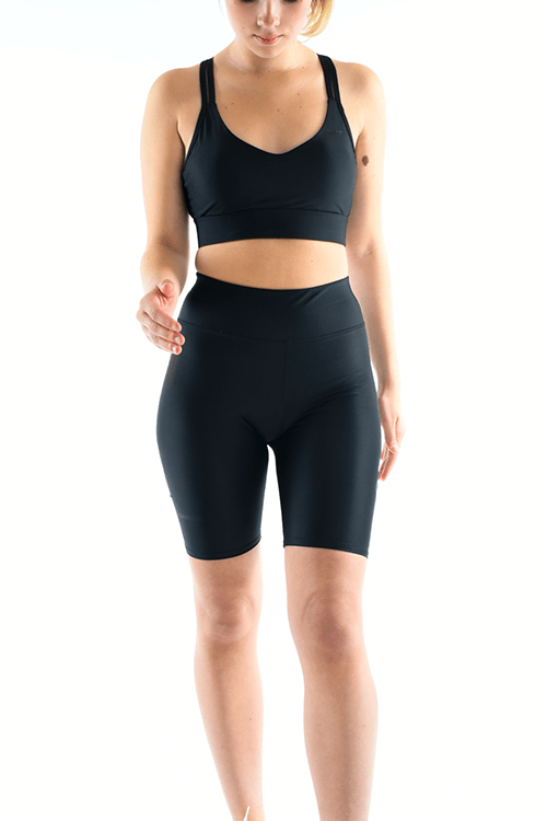 Nimbus High Waist Shorts - Noir Black