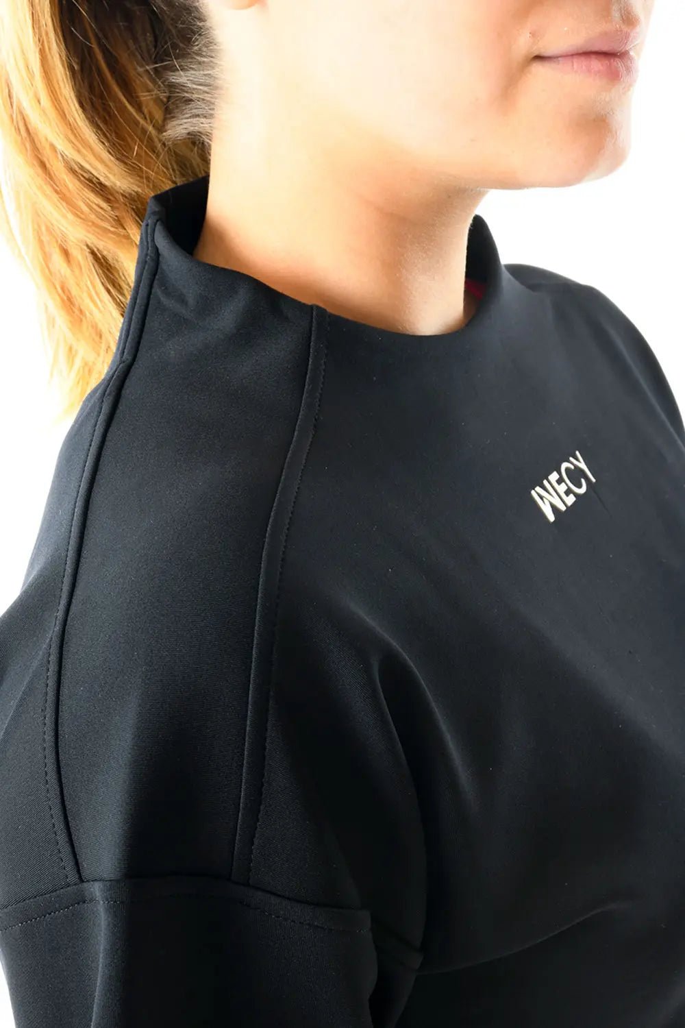 Lux Noir Black Cropped Longsleeve